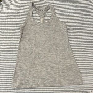 Lululemon Athletica Light Gray Tank Top